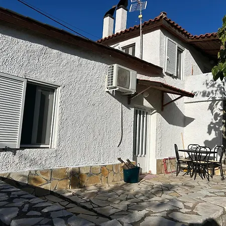 Séjour à la campagne εξοχή-with Fireplace And View To The Sea Eliki