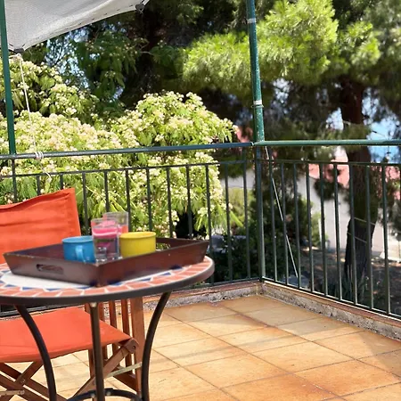 εξοχή-with Fireplace And View To The Sea Eliki