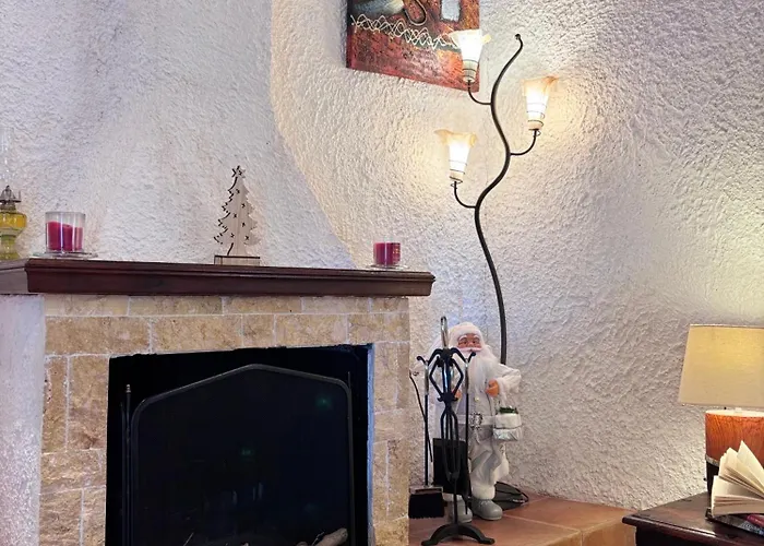 Δωμάτια Εξοχή-With Fireplace And View To The Sea Casa de Campo Eliki