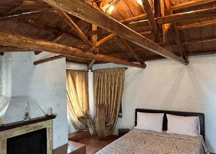 Δωμάτια Εξοχή-With Fireplace And View To The Sea Landhuis Eliki